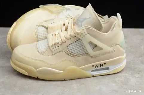 CV9388-100 O-W AIR Retro 4 Jordan CV9388-100 Sail 0423